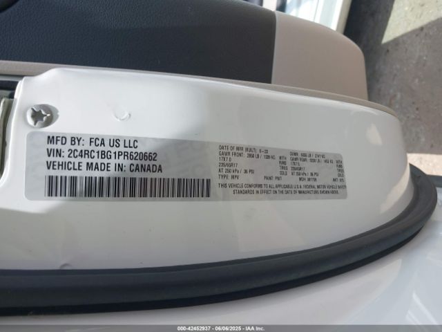 2C4RC1BG1PR620662 Chrysler Pacifica Touring L