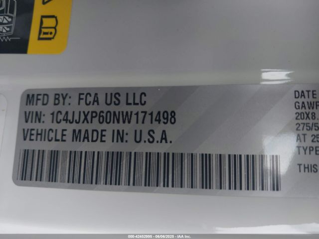 2022 JEEP WRANGLER 4XE 1C4JJXP60NW171498 Photo 8
