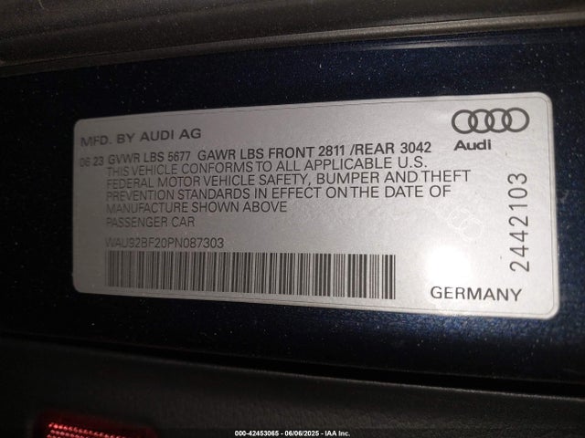 2023 AUDI A6 ALLROAD WAU92BF20PN087303 Photo 8