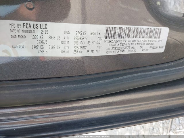 2C4RDGCG7KR647629 Dodge Grand Caravan