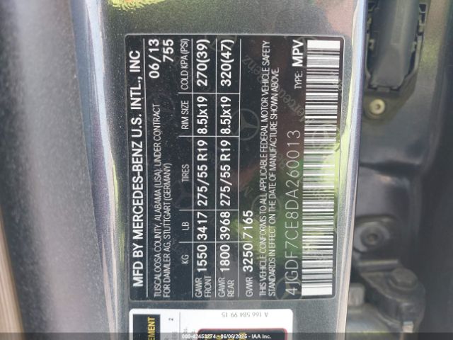 2013 MERCEDES-BENZ GL 450 4JGDF7CE8DA260013 Photo 8