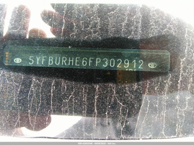 5YFBURHE6FP302912 Toyota COROLLA L