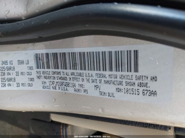 2015 JEEP CHEROKEE 1C4PJMDS0FW581164 Photo 8