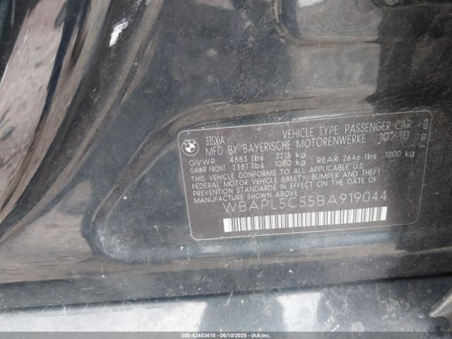 2011 BMW 335I WBAPL5C55BA919044 Photo 8