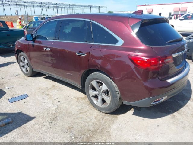 2014 ACURA MDX 5FRYD3H26EB001563 Photo 2