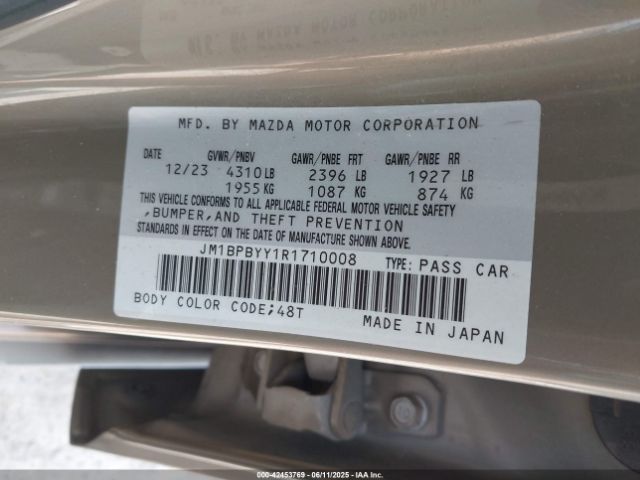 2024 MAZDA MAZDA3 HATCHBACK JM1BPBYY1R1710008 Photo 8