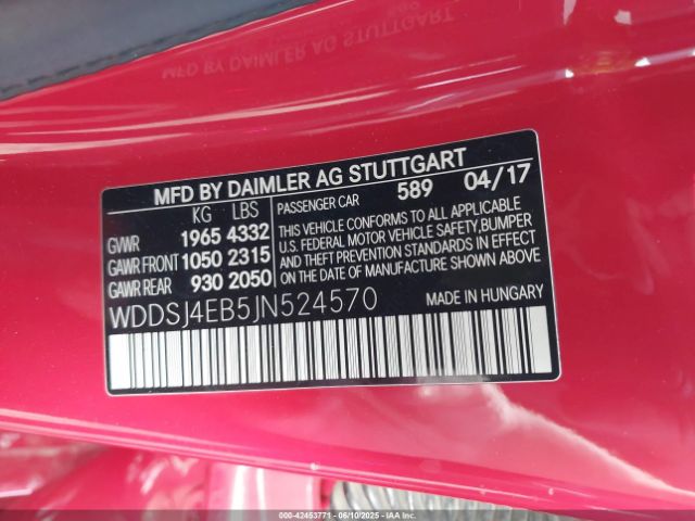 2018 MERCEDES-BENZ CLA 250 WDDSJ4EB5JN524570 Photo 8