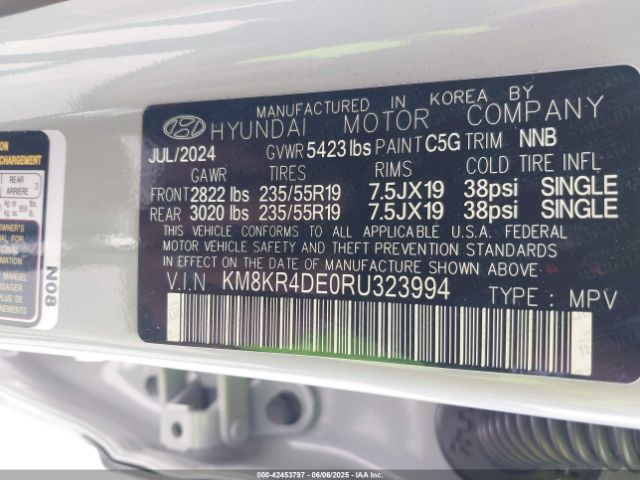 2024 HYUNDAI IONIQ 5 KM8KR4DE0RU323994 Photo 8