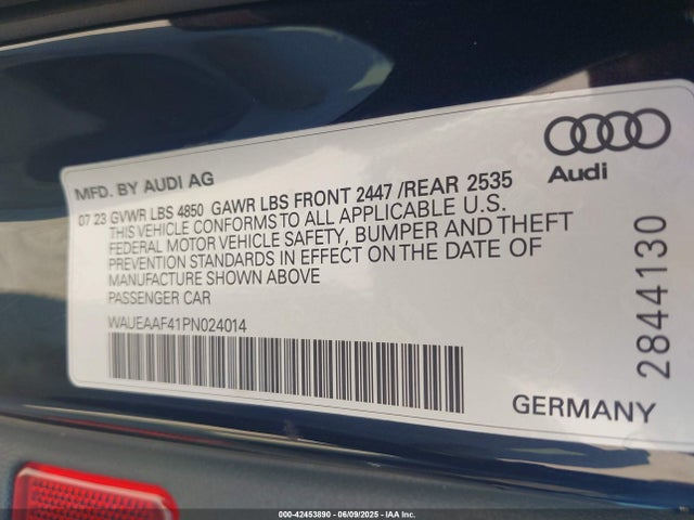 2023 AUDI A4 WAUEAAF41PN024014 Photo 8