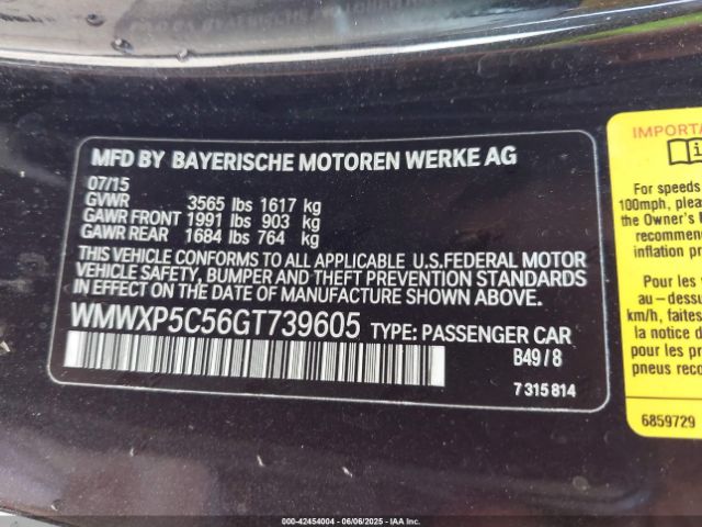 2016 MINI HARDTOP WMWXP5C56GT739605 Photo 8