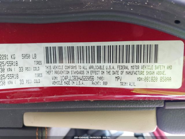 2017 JEEP CHEROKEE 1C4PJLDB3HW522056 Photo 8