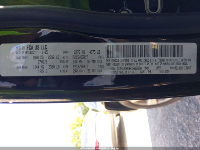 1C4NJRBB9FD269900 Jeep Patriot Sport