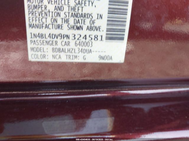 2023 NISSAN ALTIMA 1N4BL4DV9PN324581 Photo 8