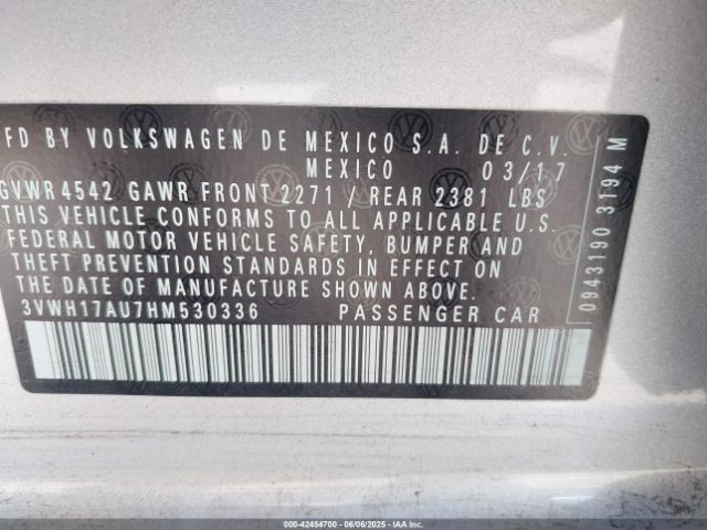 2017 VOLKSWAGEN GOLF ALLTRACK 3VWH17AU7HM530336 Photo 8