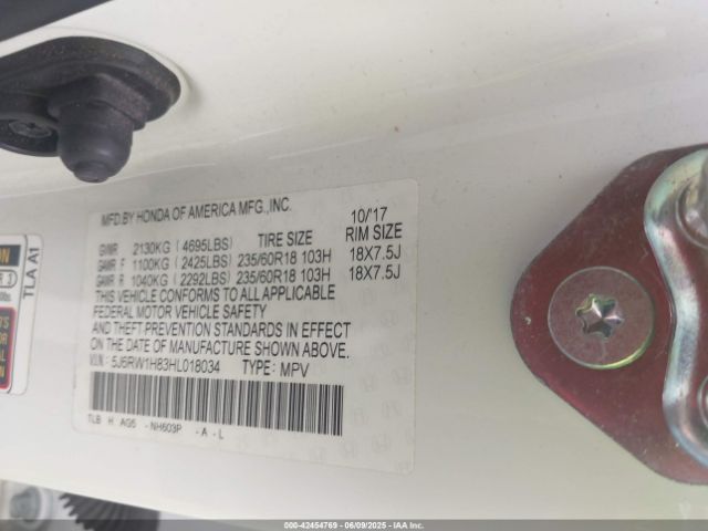 5J6RW1H83HL018034 Honda l15be