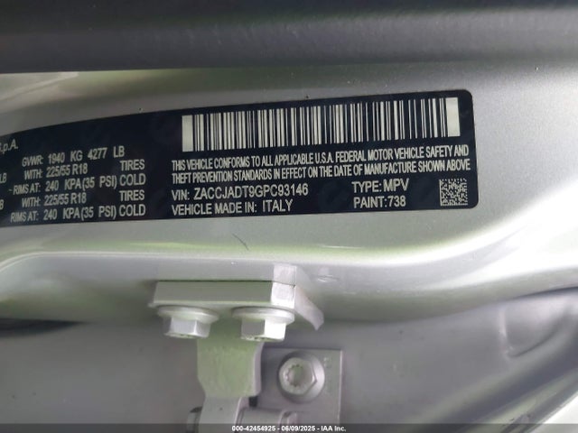 Jeep 2016 2016 ZACCJADT9GPC93146 Image 9