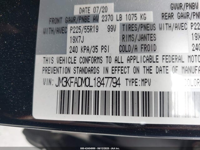 JM3KFADM0L1847794 Mazda py cylinder deactivation