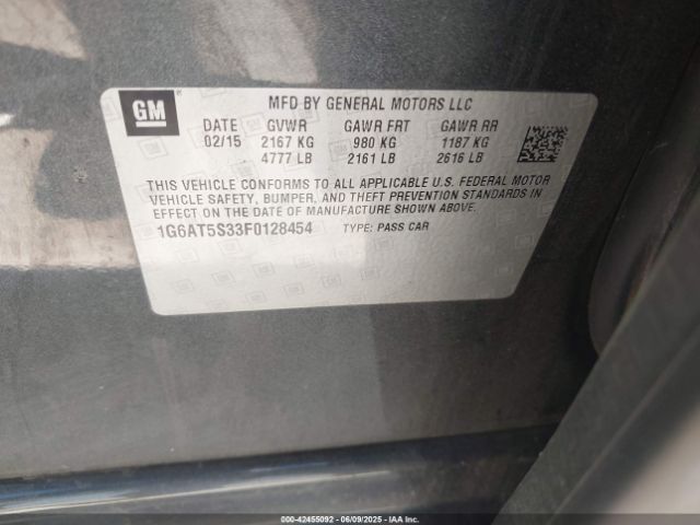 1G6AT5S33F0128454 Cadillac Cts Premium