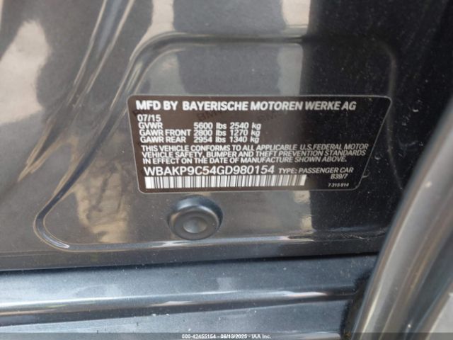 2016 BMW 550I WBAKP9C54GD980154 Photo 8