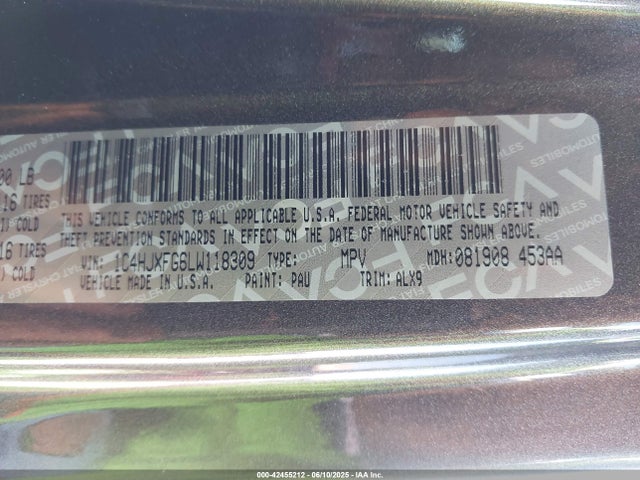 1C4HJXFG6LW118309 Jeep 2020