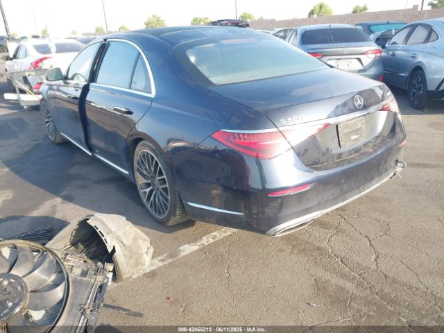 2022 MERCEDES-BENZ S 500 W1K6G6DBXNA132579 Photo 2