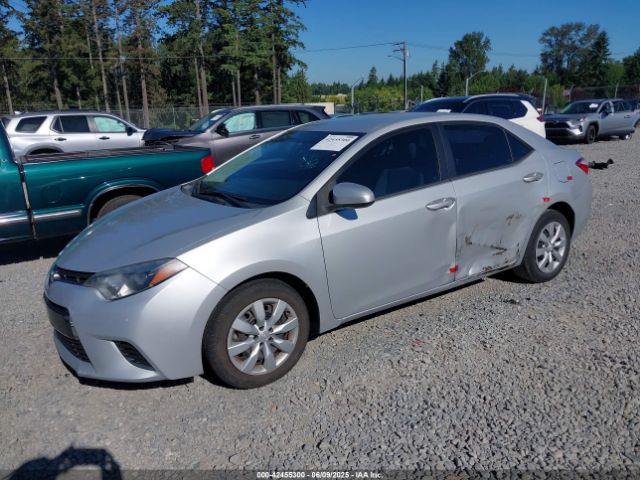 2T1BURHE9FC433297 Toyota COROLLA LE