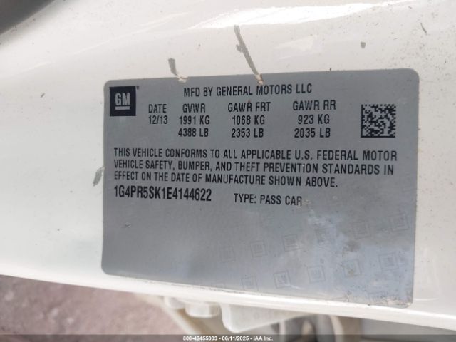 1G4PR5SK1E4144622 Buick Verano Convenience Group