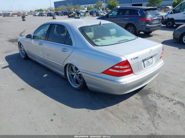 2000 MERCEDES-BENZ S 500 WDBNG75J5YA060601 Photo 2