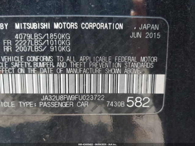 2015 MITSUBISHI LANCER JA32U8FW9FU023722 Photo 8