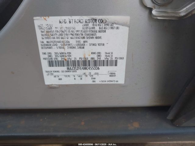 2021 FORD ECOSPORT MAJ3S2FE4MC455336 Photo 8