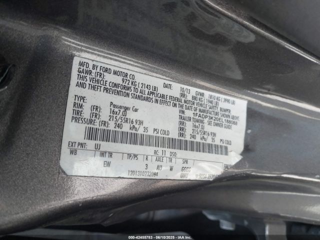 1FADP3K20EL188088 Ford FOCUS SE