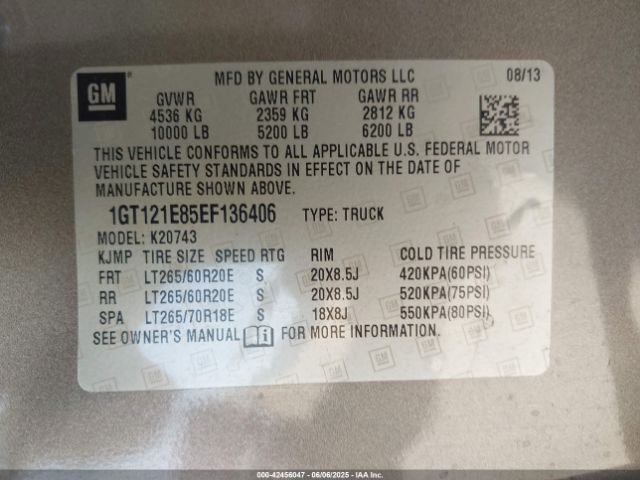 1GT121E85EF136406 GMC lml