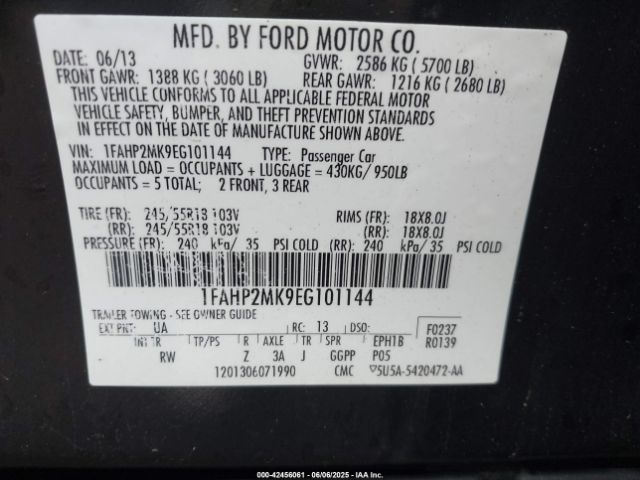 1FAHP2MK9EG101144 Ford Police Interceptor