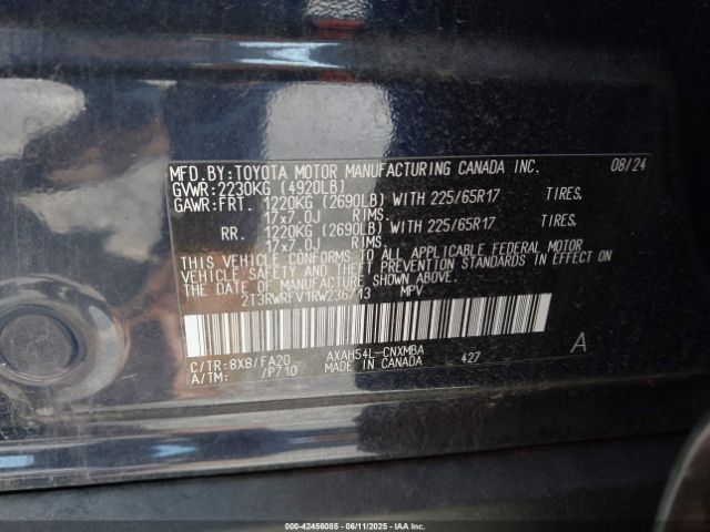 2024 TOYOTA RAV4 HYBRID 2T3RWRFV1RW236713 Photo 8