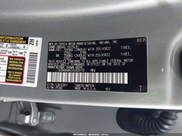 2025 LEXUS TX 500H 5TDABAB62SS009112 Photo 8