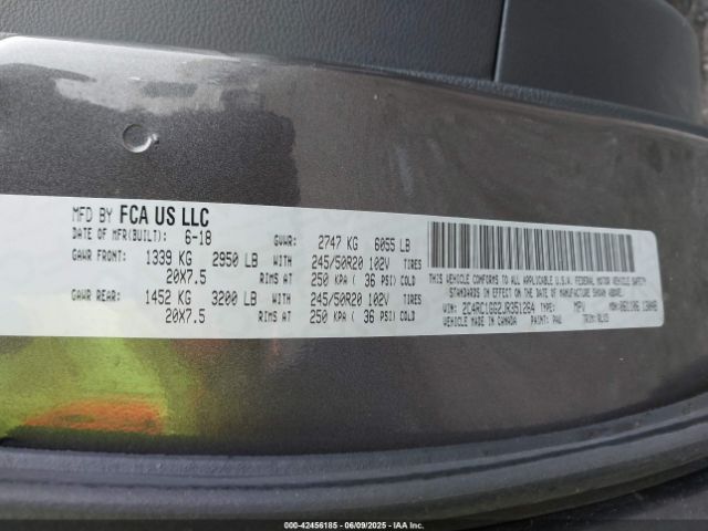 2018 CHRYSLER PACIFICA 2C4RC1GG2JR351264 Photo 8