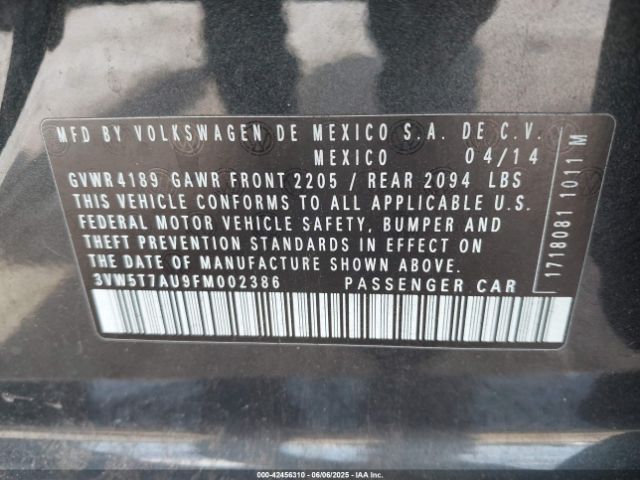 2015 VOLKSWAGEN GOLF GTI 3VW5T7AU9FM002386 Photo 8