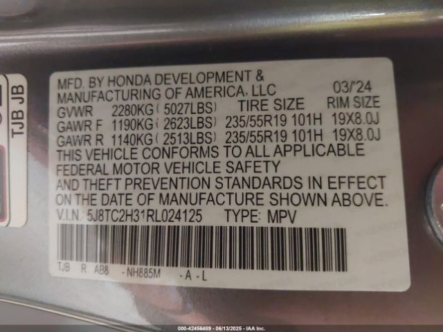 2024 ACURA RDX 5J8TC2H31RL024125 Photo 8