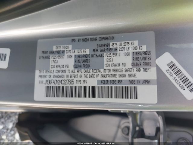 2021 MAZDA CX-5 JM3KFACM2M0327685 Photo 8