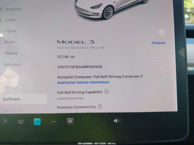 2021 TESLA MODEL 3 5YJ3E1EA4MF043432 Photo 6