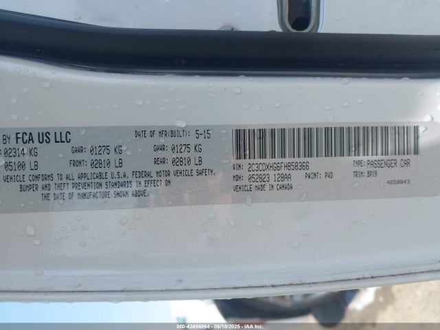 Dodge Charger 2015 2C3CDXHG6FH858366 Image 9