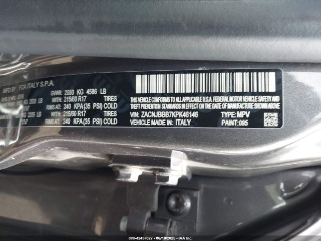 2019 JEEP RENEGADE ZACNJBBB7KPK46146 Photo 8