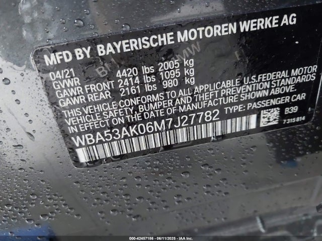WBA53AK06M7J27782 BMW 228I