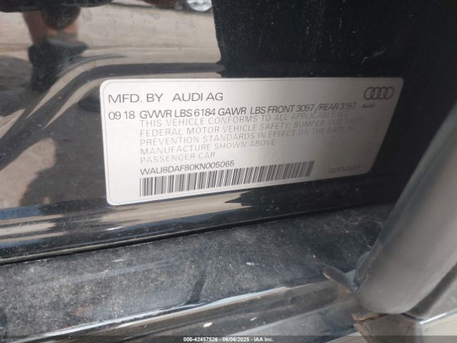 WAU8DAF80KN005065 Audi A8 L 55