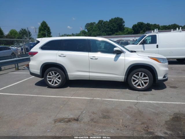 5TDZARFH8ES006333 Toyota Highlander Le
