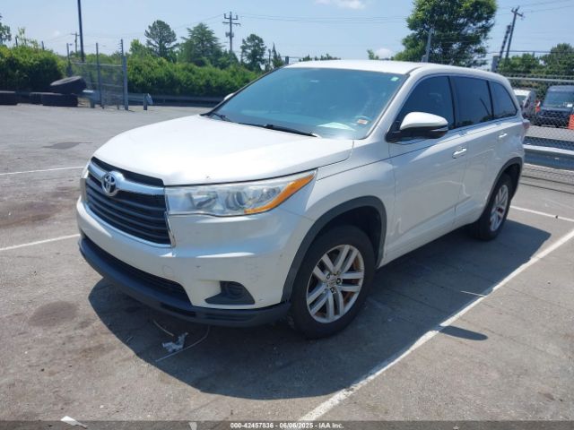 5TDZARFH8ES006333 Toyota Highlander Le