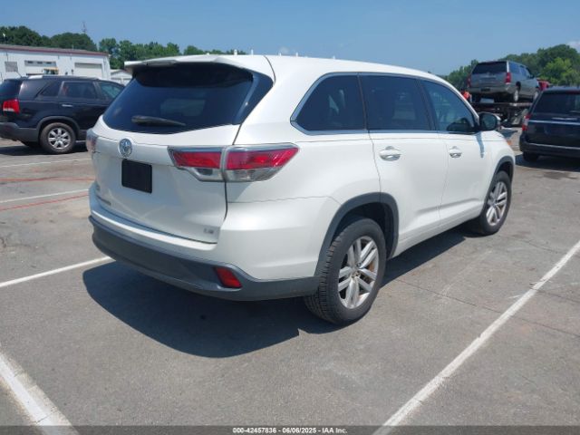 5TDZARFH8ES006333 Toyota Highlander Le