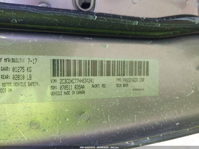 2017 DODGE CHARGER 2C3CDXCT7HH634241 Photo 8