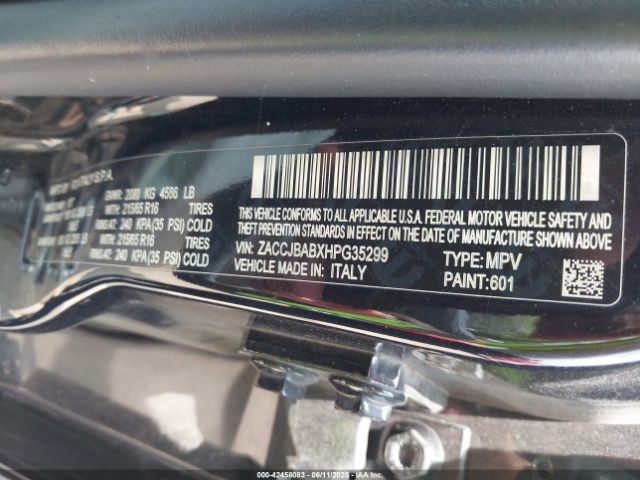 2017 JEEP RENEGADE ZACCJBABXHPG35299 Photo 8