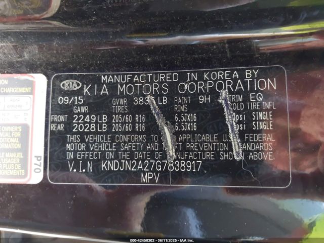 KNDJN2A27G7838917 KIA Soul